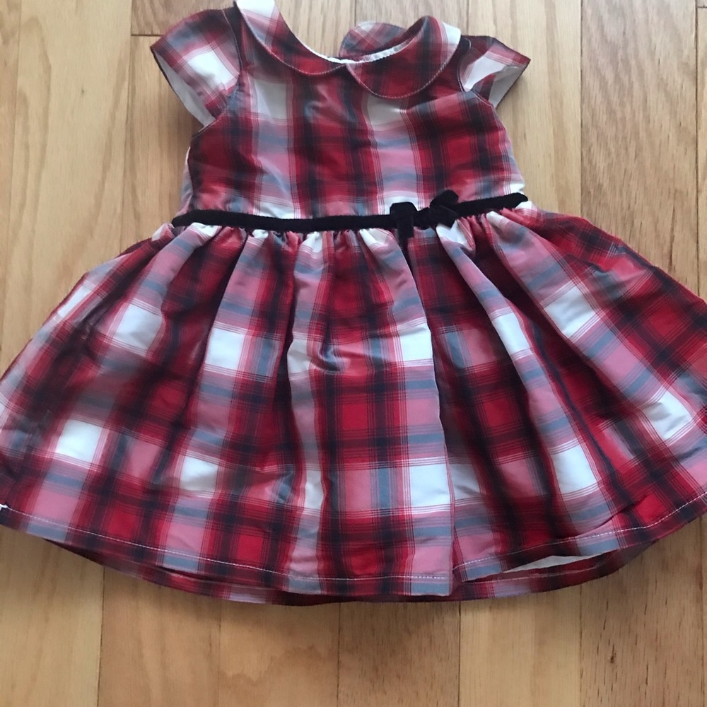 Carters red plaid dress